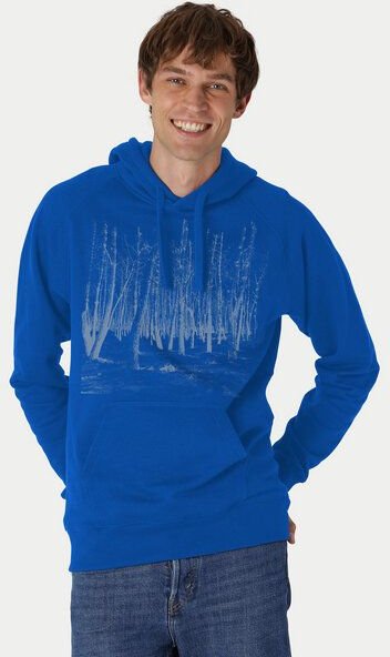 Peaces.bio - handbedruckte Biomode Hoodie Woodland Herren