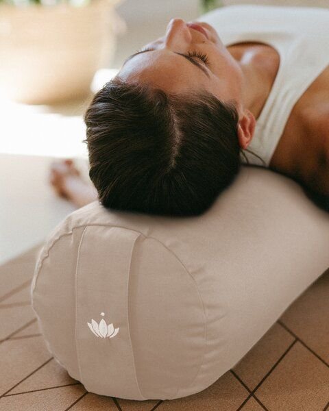 Lotuscrafts Yogarolle RESTORATIVE Ø24 cm - Yoga Bolste Rolle - GOTS zertifiziert