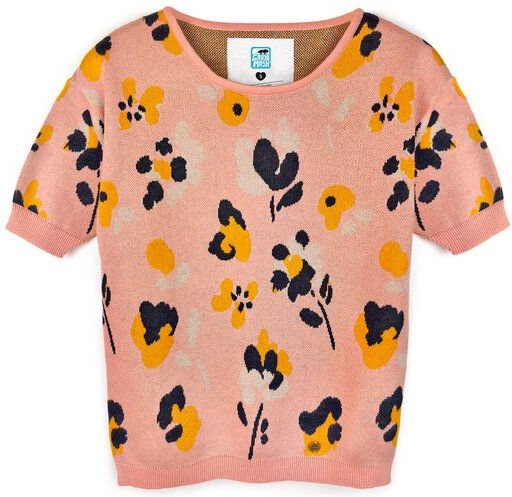 GARY MASH Kurzarm-Pullover Vina aus Biobaumwolle