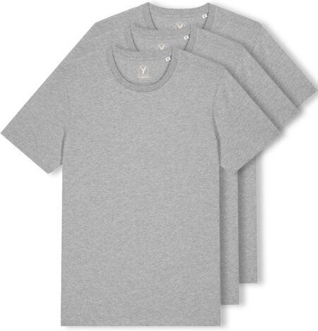 YTWOO 3er Pack Iconic Basic Unisex T-Shirt aus 100% Biobaumwolle|Essential Farben|Fair|Nachhaltig