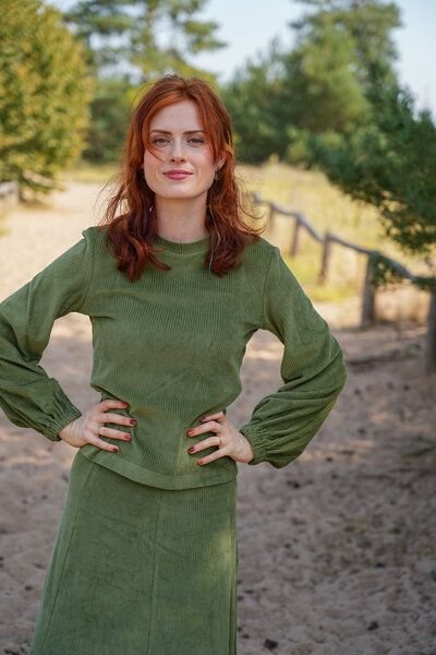 Vivien Joy Cordpullover - Marleen langer Pulli