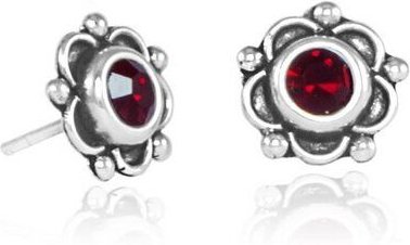 pakilia Silber Ohrstecker Seerose Fair-Trade und handmade