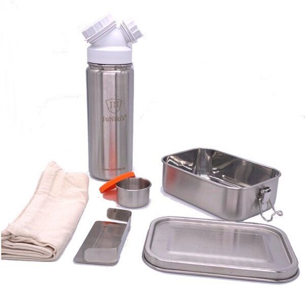 JN JuNiki's JuNiki´s® Lunchbox + Trinkflasche isoliert 550ml 8 Farben