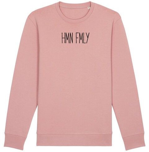 Human Family Bio Unisex Rundhals-Sweatshirt - "HMN FMLY"