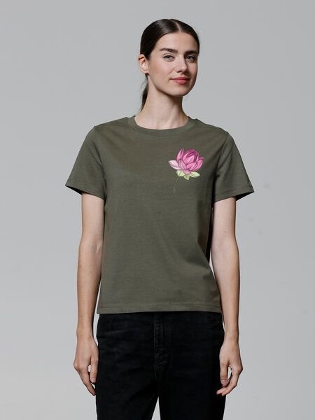 watapparel T-Shirt Frauen Blume