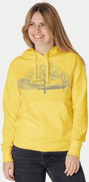 Peaces.bio - handbedruckte Biomode Damen Hoodie Landscape
