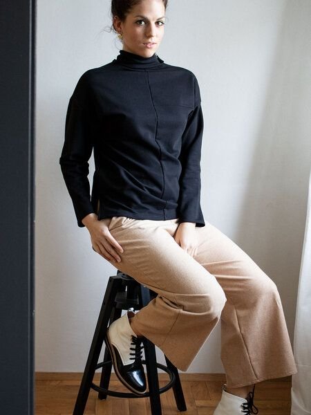 Ecostories Ladies Turtleneck Pullover Fokus