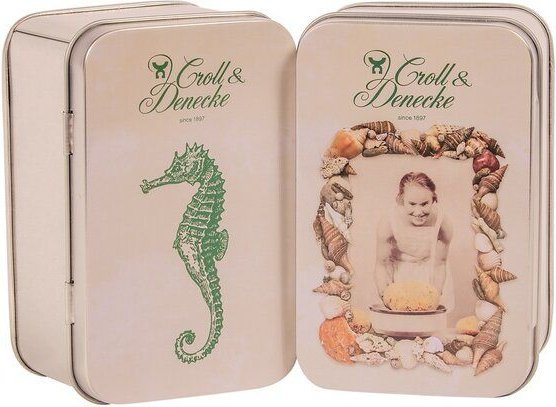 Croll & Denecke Seifenbox aus Metall (Größe: 9,5 x 6 x 4,5 cm)