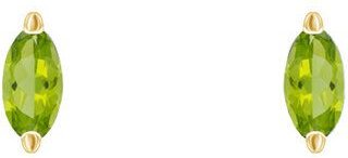 Eppi Minimalistische Silberohrstecker mit Olivinen Andine