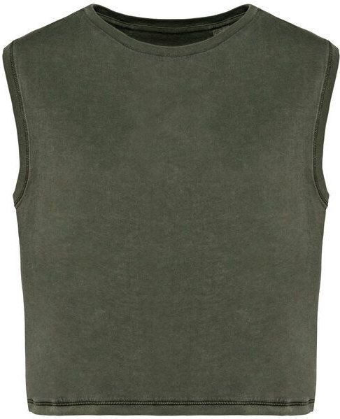 Kultgut Biofair- Vegan Vintagelook CropTop - 100% Biobaumwolle