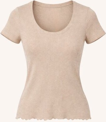 NORDLICHT Geripptes T-Shirt Evi aus Bio-Baumwolle