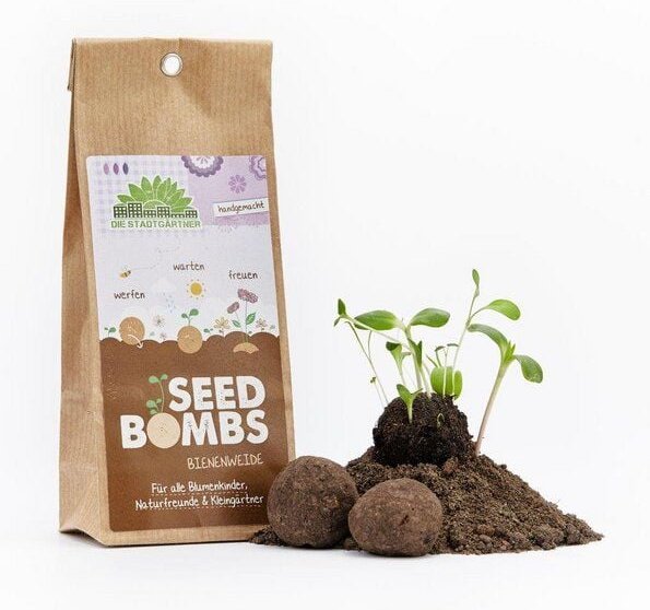 Die Stadtgärtner Handgemachte Samenbomben | Ideal für Bienen mit u.a. Lavendel, Majoran