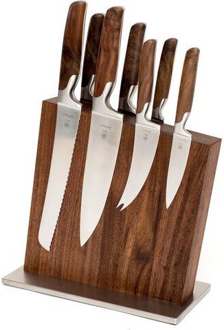 klotzaufklotz Messerblock Nussbaum, unbestückt