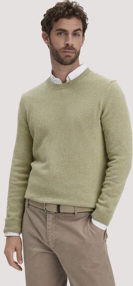 hessnatur Strick Pullover Regular aus Bio-Merinowolle mit Bio-Baumwolle