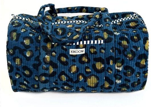 KIKOONI handgefertigte große Baumwolltasche "K. Shopper"