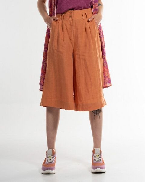 Alma & Lovis Hose in Rockoptik aus Leinen | Leinen Hosenrock