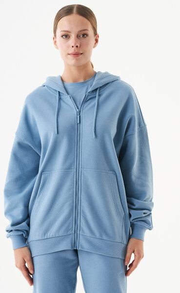 ORGANICATION ESSENTIALS-JALE- Soft Touch Sweatjacke aus Bio-Baumwolle