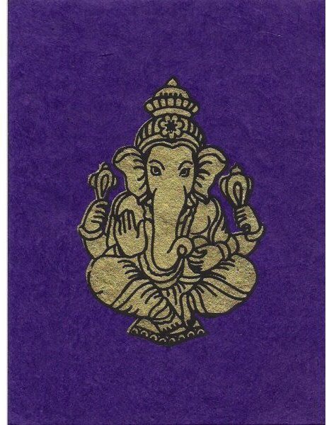 Just Be Briefkarte Ganesh