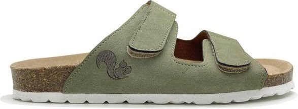 Vegane "thies ® Eco Bio Velcro Sandale" fair produziert mit Kork-Tieffussbett