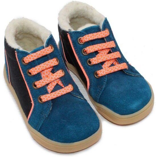 Thumbnail - Pololo Barfuß-Membran-Halbschuh "Mario", gefüttert, zum Schnüren