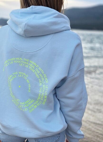 SPARKLES OF LIGHT Sweatshirtjacke | LET US BE PEACE