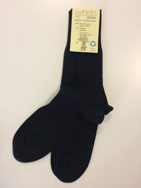 grödo Comfort Socke, Venen Socke, schwarz oder dunkelgrau 52162 unisex