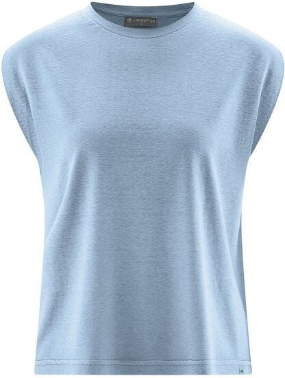HempAge Damen ärmelloses T-Shirt Hanf/Biobaumwolle