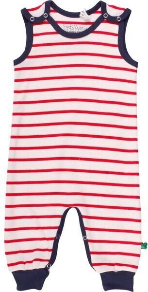 "Green Cotton" Strampler ohne Arm gestreift