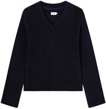 Thumbnail - Givn Berlin Damen Strickpullover mit V-Ausschnitt aus Bio-Baumwolle - ELSA