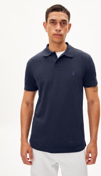 ARMEDANGELS FIBRAAS - Herren Polo T-Shirt Regular Fit aus Bio-Baumwolle