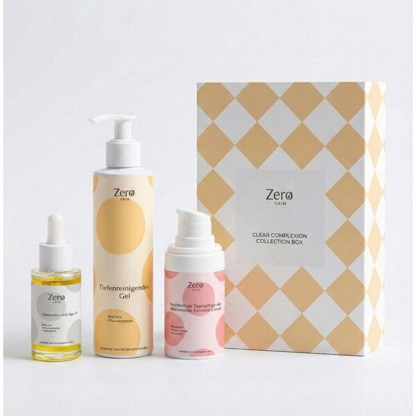 Zero Skin Clear Complexion Collection Box, klärende & Anti-Age Pflegeroutine für einen frischen, ebenmäßigen Teint - 245...