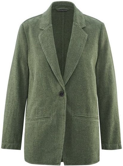 HempAge Damen Blazer Pepita Hanf/Biobaumwolle