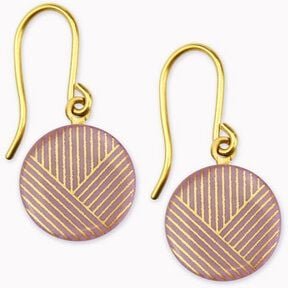 lille mus Porzellan-Ohrhänger TRIPLE Porzellanschmuck