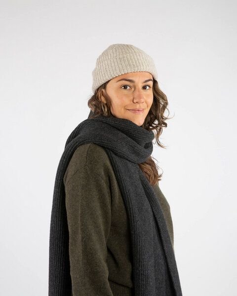 Matona Strickschal für Kinder, Frauen und Männer aus Bio-Baumwolle und Lammwolle / Knit Scarf
