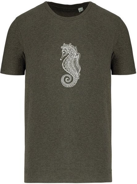 Brandless Basic Bio T-Shirt Nr.4 Seepferd 155g/m² XXS - 5 XL