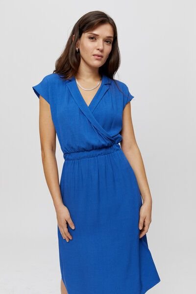 AYANI Lilit | Midi Sommerkleid mit Wickeloptik und Taschen