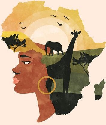 Photocircle Poster / Leinwandbild - Africa Love
