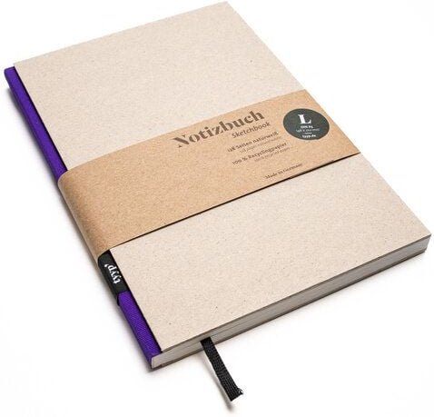 tyyp Design-Notizbuch A5 100 % Recyclingpapier „BerlinBook“