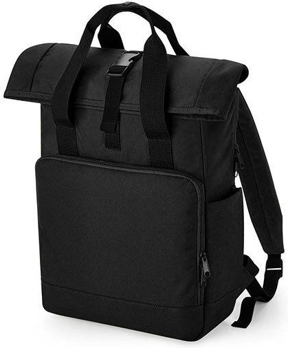Thumbnail - BagBase Recycled Twin Handle Roll-Top Backpack Rucksack und Handtasche in einem