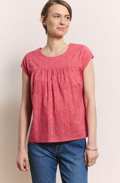 TRANQUILLO Bluse in Batist Optik Lunaa aus Bio-Baumwolle (1180008)