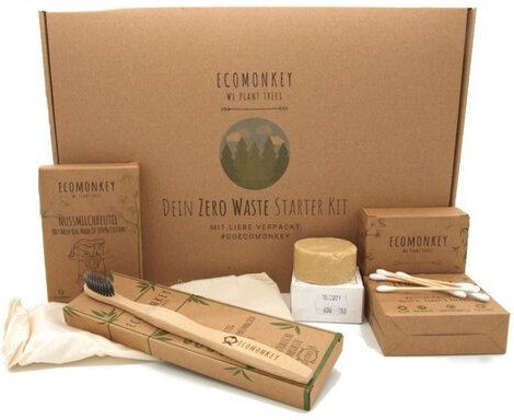 Thumbnail - ECOMONKEY ZERO WASTE STARTER KIT MIT NUSSMILCHBEUTEL | DAS PERFEKTE GESCHENK-SET FÜR DEN START IN EIN NACHHALTIGES LEBEN
