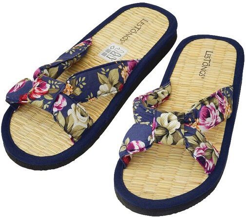 Les Tôngs Juncus-K Flower - Zimtlatschen - vegane & Gesunde Zimtsohle Flip Flops