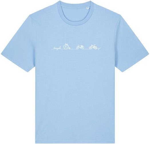 Brandless Basic Bio Unisex T-Shirt Bicycle Line 180g/m² XXS - 3 XL