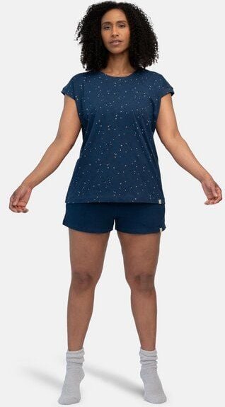 greenjama Damen T-Shirt Slub Jersey mit Druck, aus Bio Baumwolle und GOTS zertifiziert