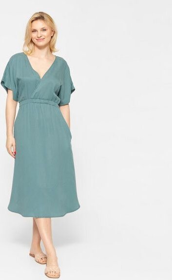 WiDDA berlin KIMONO Kleid in Aqua, Terra oder Maisgelb - aus Lyocell TENCEL