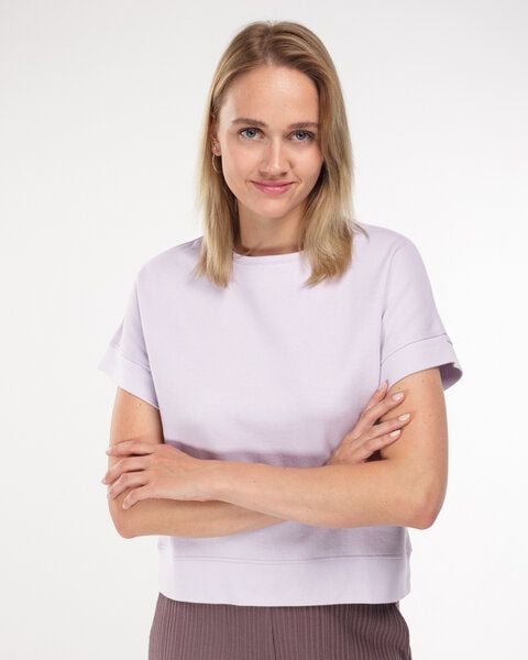 Alma & Lovis Kurzarmsweat aus Bio-Baumwolle | Cosy Shirt