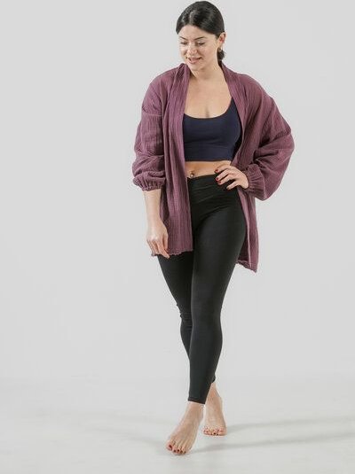 YogiLiebe Musselin Bluse "Prema " aus Bio-Baumwolle