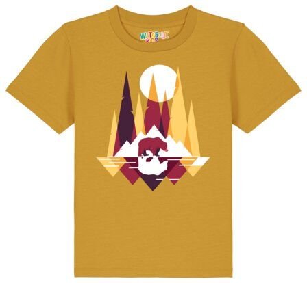 watabout.kids T-Shirt Kinder Von Bären und Bergen