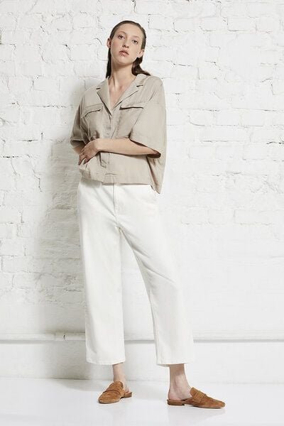 Wunderwerk Damen Bluse aus Tencel "Utility revers blouse TENCEL"