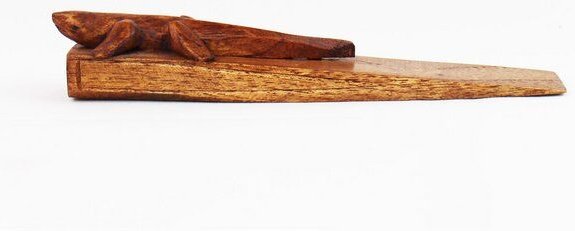 Mitienda Shop Türstopper aus Holz Gecko